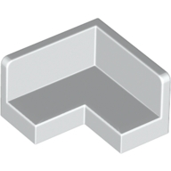 Lego panel roh 2x2x1, bílá (4610290, 6181753)